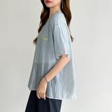 レイヤード風アメカジTシャツ ロゴTシャツ プリントTシャツ | COCOMOMO | 詳細画像16 