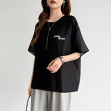 レイヤード風アメカジTシャツ ロゴTシャツ プリントTシャツ | COCOMOMO | 詳細画像21 