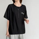 レイヤード風アメカジTシャツ ロゴTシャツ プリントTシャツ | COCOMOMO | 詳細画像26 