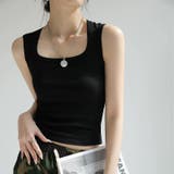 【ブラ紐、もう気にしない】 タンクトップ ブラ紐隠し | COCOMOMO | 詳細画像12 