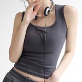 【ブラ紐、もう気にしない】 タンクトップ ブラ紐隠し | COCOMOMO | 詳細画像21 