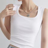 【ブラ紐、もう気にしない】 タンクトップ ブラ紐隠し | COCOMOMO | 詳細画像7 