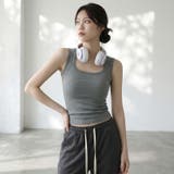 【ブラ紐、もう気にしない】 タンクトップ ブラ紐隠し | COCOMOMO | 詳細画像13 
