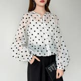 【着るだけで垢抜け】 フロッキードットシアーブルゾン シアーブルゾン | COCOMOMO | 詳細画像10 