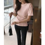くびれ見えウエストギャザーTシャツ ギャザーTシャツ Tシャツ | COCOMOMO | 詳細画像12 