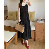 【全方位、愛されシルエット】 ドットキャミワンピース キャミワンピ | COCOMOMO | 詳細画像9 