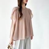 【華やかシフォン】 シフォンブラウス チューリップスリーブ | COCOMOMO | 詳細画像10