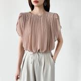 【華やかシフォン】 シフォンブラウス チューリップスリーブ | COCOMOMO | 詳細画像11