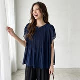 【華やかシフォン】 シフォンブラウス チューリップスリーブ | COCOMOMO | 詳細画像39
