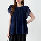 【華やかシフォン】 シフォンブラウス チューリップスリーブ | COCOMOMO | 詳細画像31
