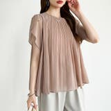 【華やかシフォン】 シフォンブラウス チューリップスリーブ | COCOMOMO | 詳細画像7