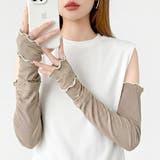 UPF50+接触冷感 UVカットアームカバー 指穴あり | COCOMOMO | 詳細画像12