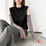 UPF50+接触冷感 UVカットアームカバー 指穴あり | COCOMOMO | 詳細画像22
