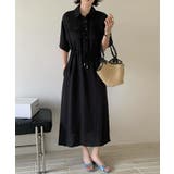 【リネン混で大人ナチュラル】 シャツワンピース リネン混ワンピース | COCOMOMO | 詳細画像7 
