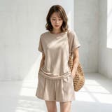 【夏のリラックスセット】 セットアップ 半袖セットアップ | COCOMOMO | 詳細画像4 