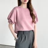 【ぽわんと立体感。】 バルーンスリーブTシャツ 半袖カットソー | COCOMOMO | 詳細画像9 