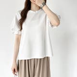 【ぽわんと立体感。】 バルーンスリーブTシャツ 半袖カットソー | COCOMOMO | 詳細画像11 