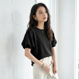 【ぽわんと立体感。】 バルーンスリーブTシャツ 半袖カットソー | COCOMOMO | 詳細画像48 