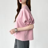 【ぽわんと立体感。】 バルーンスリーブTシャツ 半袖カットソー | COCOMOMO | 詳細画像2 