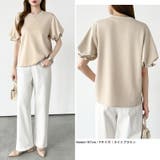 【ぽわんと立体感。】 バルーンスリーブTシャツ 半袖カットソー | COCOMOMO | 詳細画像32 