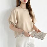【ぽわんと立体感。】 バルーンスリーブTシャツ 半袖カットソー | COCOMOMO | 詳細画像34 