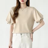 【ぽわんと立体感。】 バルーンスリーブTシャツ 半袖カットソー | COCOMOMO | 詳細画像35 