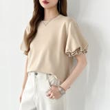 【ぽわんと立体感。】 バルーンスリーブTシャツ 半袖カットソー | COCOMOMO | 詳細画像36 