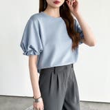 【ぽわんと立体感。】 バルーンスリーブTシャツ 半袖カットソー | COCOMOMO | 詳細画像41 