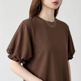 【ぽわんと立体感。】 バルーンスリーブTシャツ 半袖カットソー | COCOMOMO | 詳細画像43 