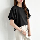 【ぽわんと立体感。】 バルーンスリーブTシャツ 半袖カットソー | COCOMOMO | 詳細画像47 