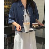 【さらっと羽織ってサマになる】 デニムシャツジャケット デニムシャツ | COCOMOMO | 詳細画像12 