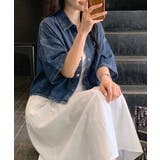 【さらっと羽織ってサマになる】 デニムシャツジャケット デニムシャツ | COCOMOMO | 詳細画像13 