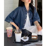 【さらっと羽織ってサマになる】 デニムシャツジャケット デニムシャツ | COCOMOMO | 詳細画像15 