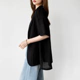 シアーシャツジャケット シアーシャツ シアーテーラードジャケット | COCOMOMO | 詳細画像12 