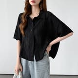 【涼しげシアー】楊柳シアーシャツ 半袖シャツ シアーシャツ | COCOMOMO | 詳細画像20