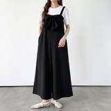 リボンサロペットパンツ オールインワン フロントリボン | COCOMOMO | 詳細画像14 