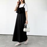 リボンサロペットパンツ オールインワン フロントリボン | COCOMOMO | 詳細画像15 
