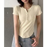 ヘンリーネックTシャツ リブTシャツ ヘンリーネック | COCOMOMO | 詳細画像10 