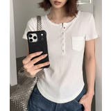 ヘンリーネックTシャツ リブTシャツ ヘンリーネック | COCOMOMO | 詳細画像7 
