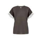 【透け感で差をつける】 袖シアーコットンTシャツ 袖チュールトップス | COCOMOMO | 詳細画像37