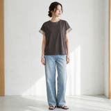 【透け感で差をつける】 袖シアーコットンTシャツ 袖チュールトップス | COCOMOMO | 詳細画像12