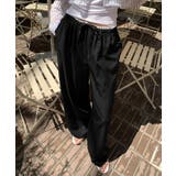 【視線を集めるウエストフリル】 ワイドパンツ ウエストフリルパンツ | COCOMOMO | 詳細画像30
