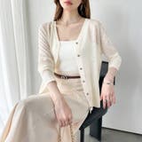 【夏の涼感シアー】 シアーカーディガン スラブサマーカーディガン | COCOMOMO | 詳細画像11