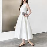 品よく決まる夏ワンピース ノースリーブワンピース フレアワンピース | COCOMOMO | 詳細画像10