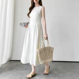 品よく決まる夏ワンピース ノースリーブワンピース フレアワンピース | COCOMOMO | 詳細画像5