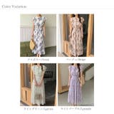 【一目惚れ級のフレンチガーリー】 花柄シフォンワンピース フリルワンピース | COCOMOMO | 詳細画像18