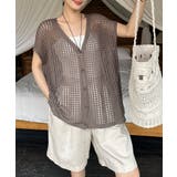 【夏の大人カジュアル】 メッシュニットカーディガン 透かし編み | COCOMOMO | 詳細画像34