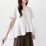 【軽やかプリーツ】 Tシャツ プリーツカットソー | COCOMOMO | 詳細画像14