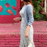 【華やぎシフォン】 花柄シフォンワンピース ワンピース | COCOMOMO | 詳細画像19 