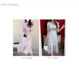 【華やぎシフォン】 花柄シフォンワンピース ワンピース | COCOMOMO | 詳細画像26 